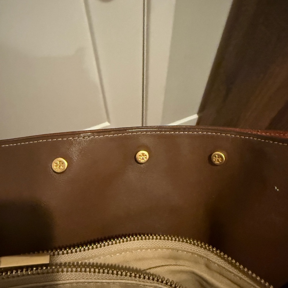 Tory Burch Lee Radziwill Black and Brown Shoulder Bag - Picture 14 of 14